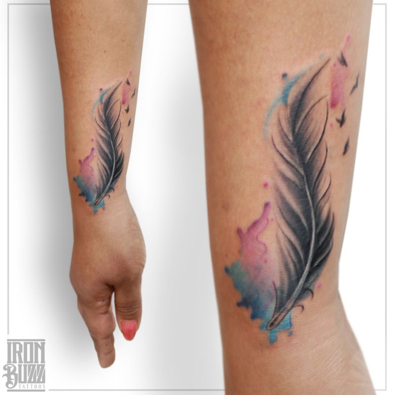 Watercolor Tattoos The Tattoo Trend Thats Here To Stay