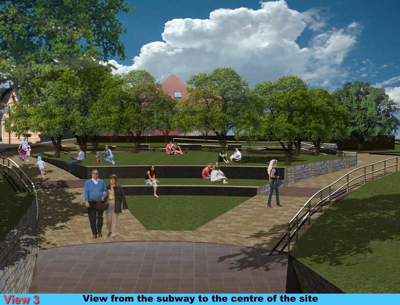 Seldown Park - former Swimming pool concourse5