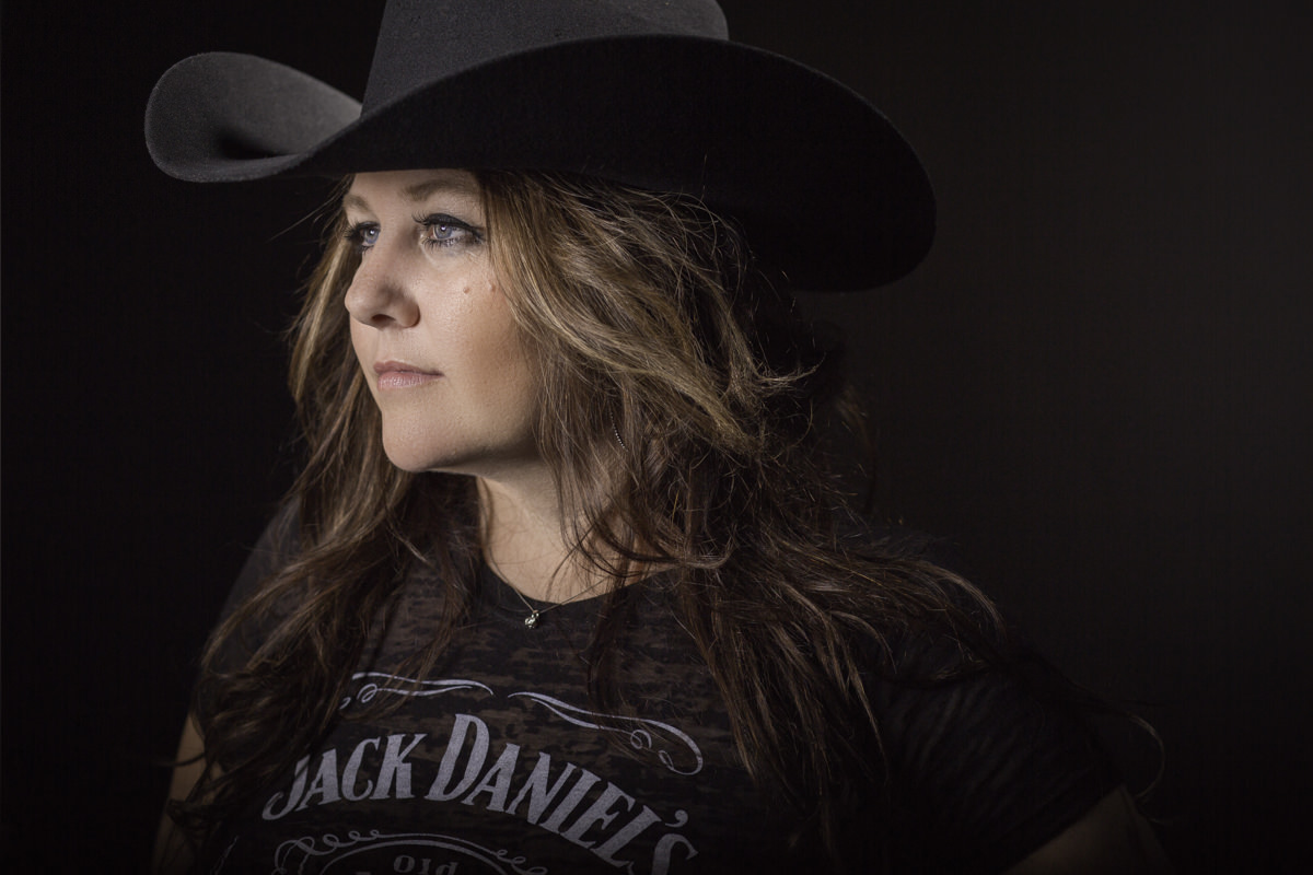 Woman in cowboy hat portrait Walter Sheehey Photography Watertown, NY
