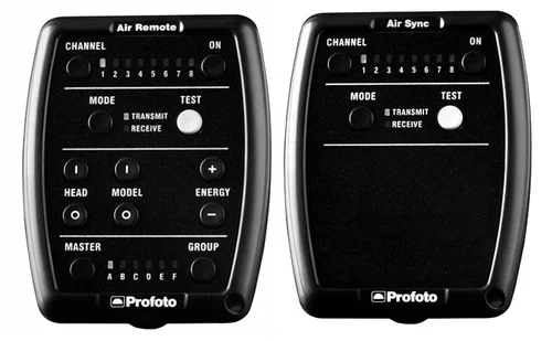 Profoto Air Remote / Läs mer här Profoto Air Sync. radio Transmitter/Reciever / Läs mer här
