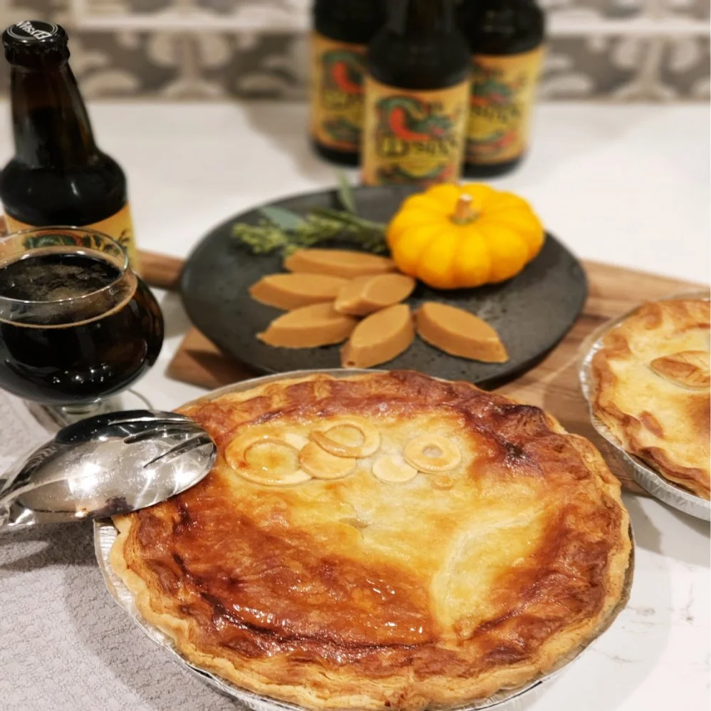 Steak and stout pot pie - large  (9" round - approx 3-4 ppl)