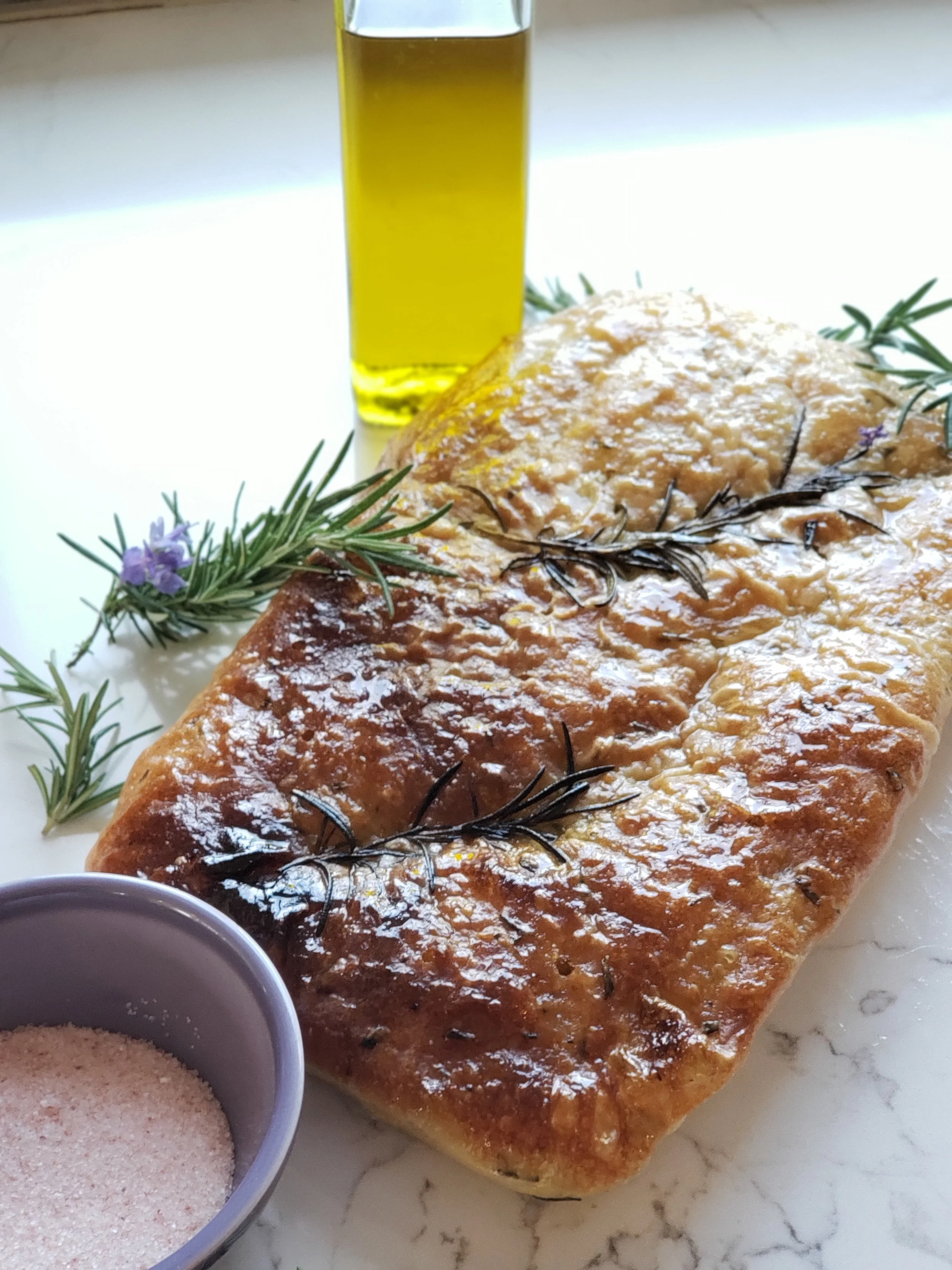 Rosemary and sea salt focaccia