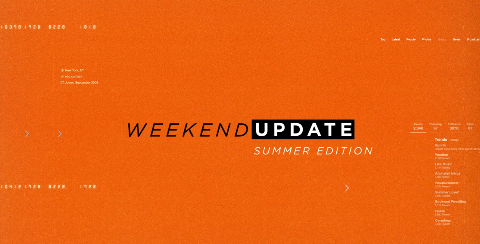 Weekend Update Summer Edition
