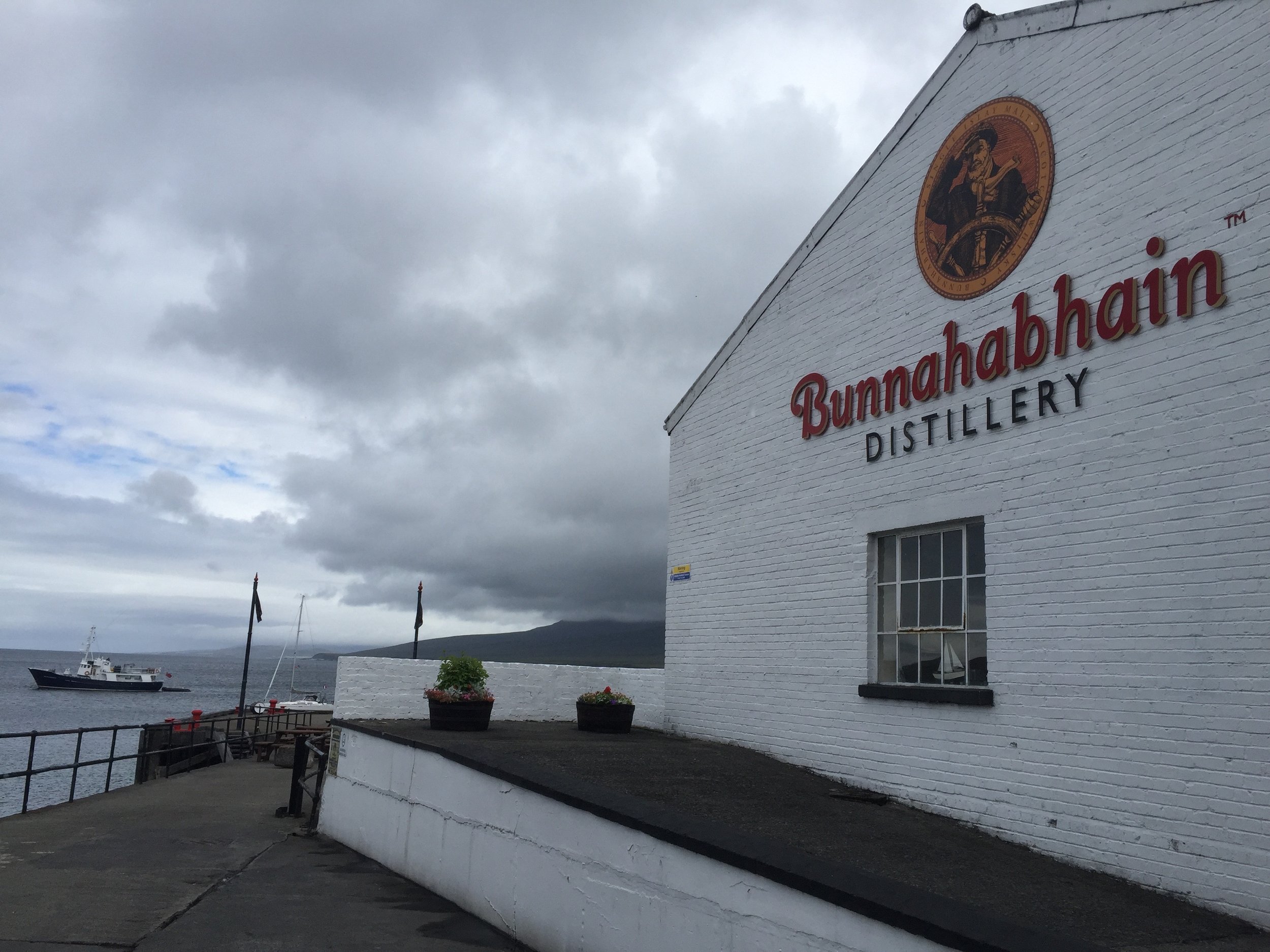 The View from Bunnahabhain Distillery