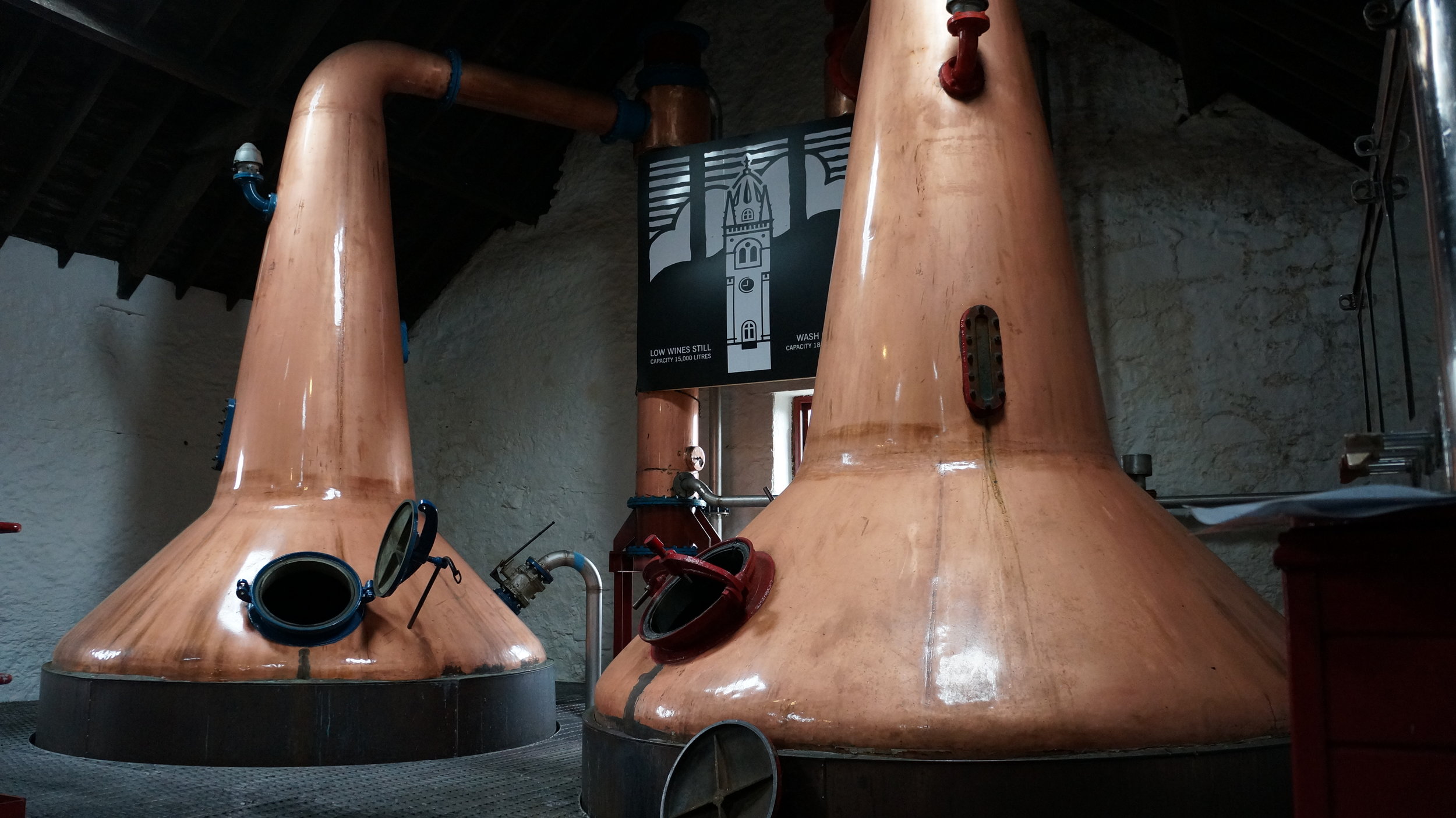 Glengyle Distillery’s Stills