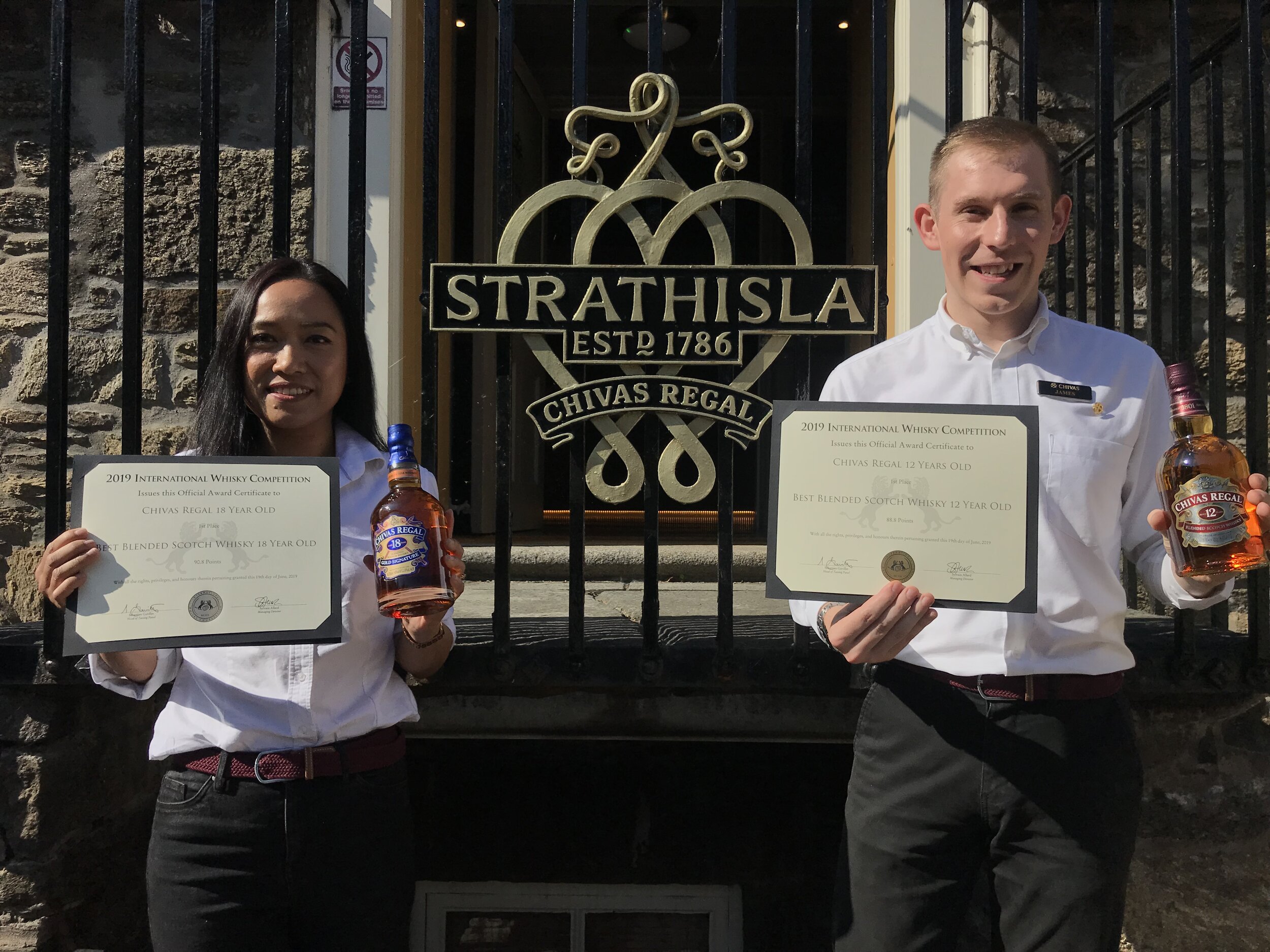 Awards won by Strathisla Distillery Home of Chivas