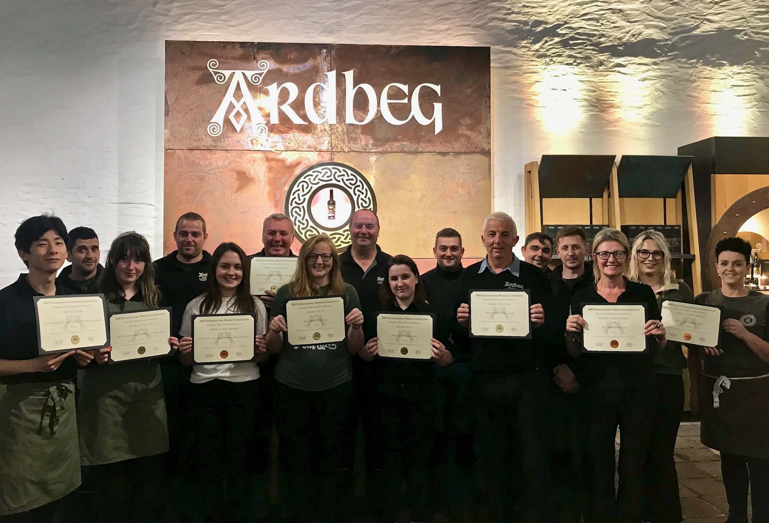 Ardbeg Distillery won Distillery of the Year