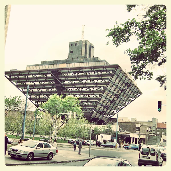 Making Melankton - The radio building in Bratislava