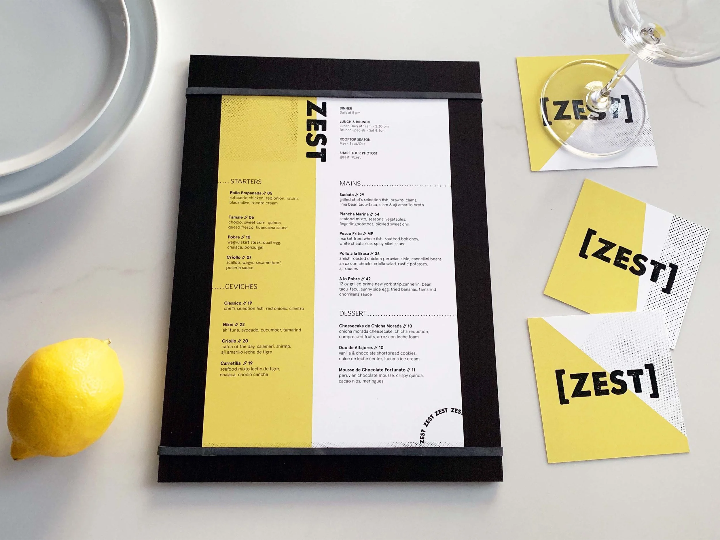 Zest Menu and Coasters.jpg
