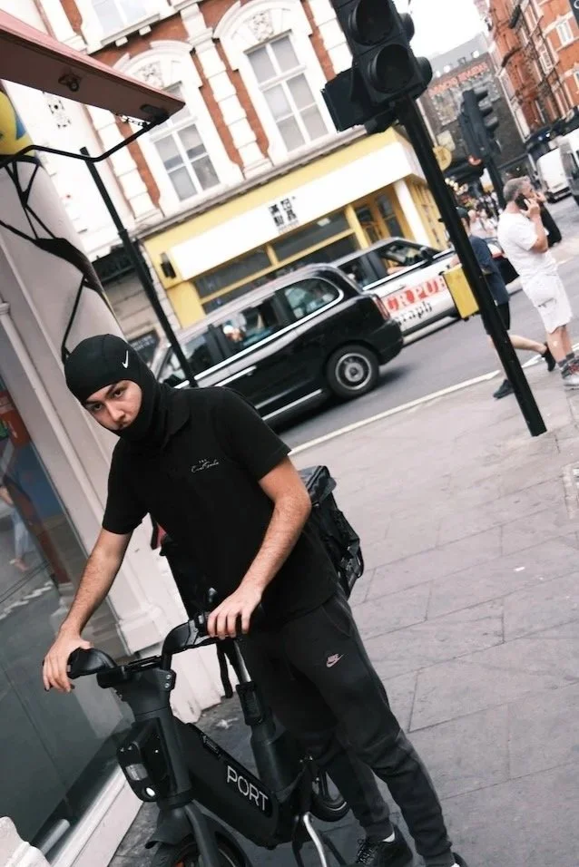 BIKER, LONDON.