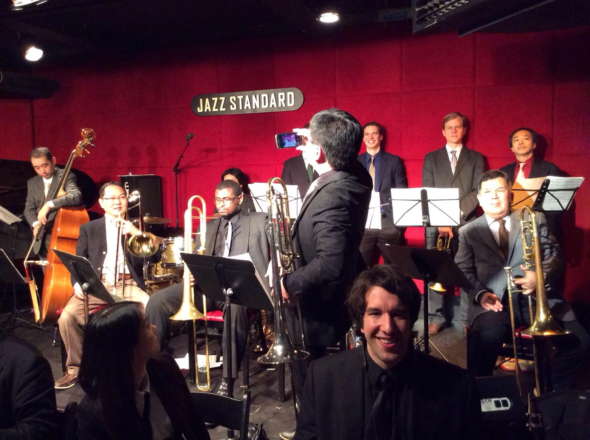 At the Jazz Standard with Tokyo Swings Big Band.