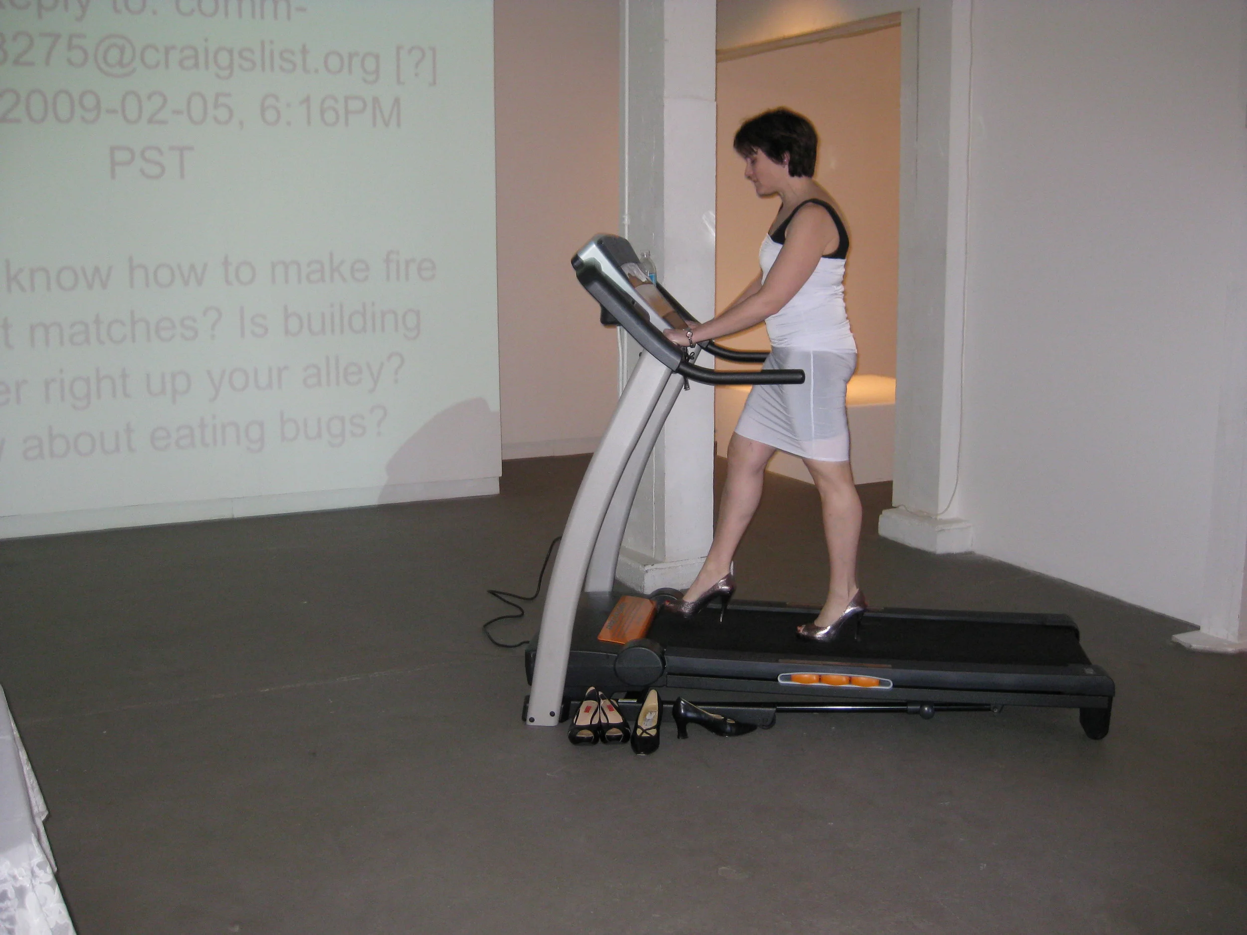 High Heel Treadmill Challenge