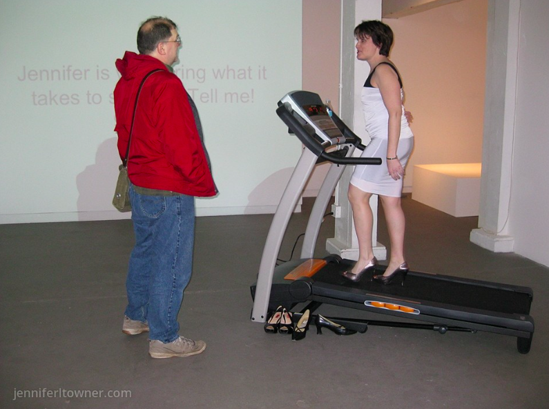 High Heel Treadmill Challenge