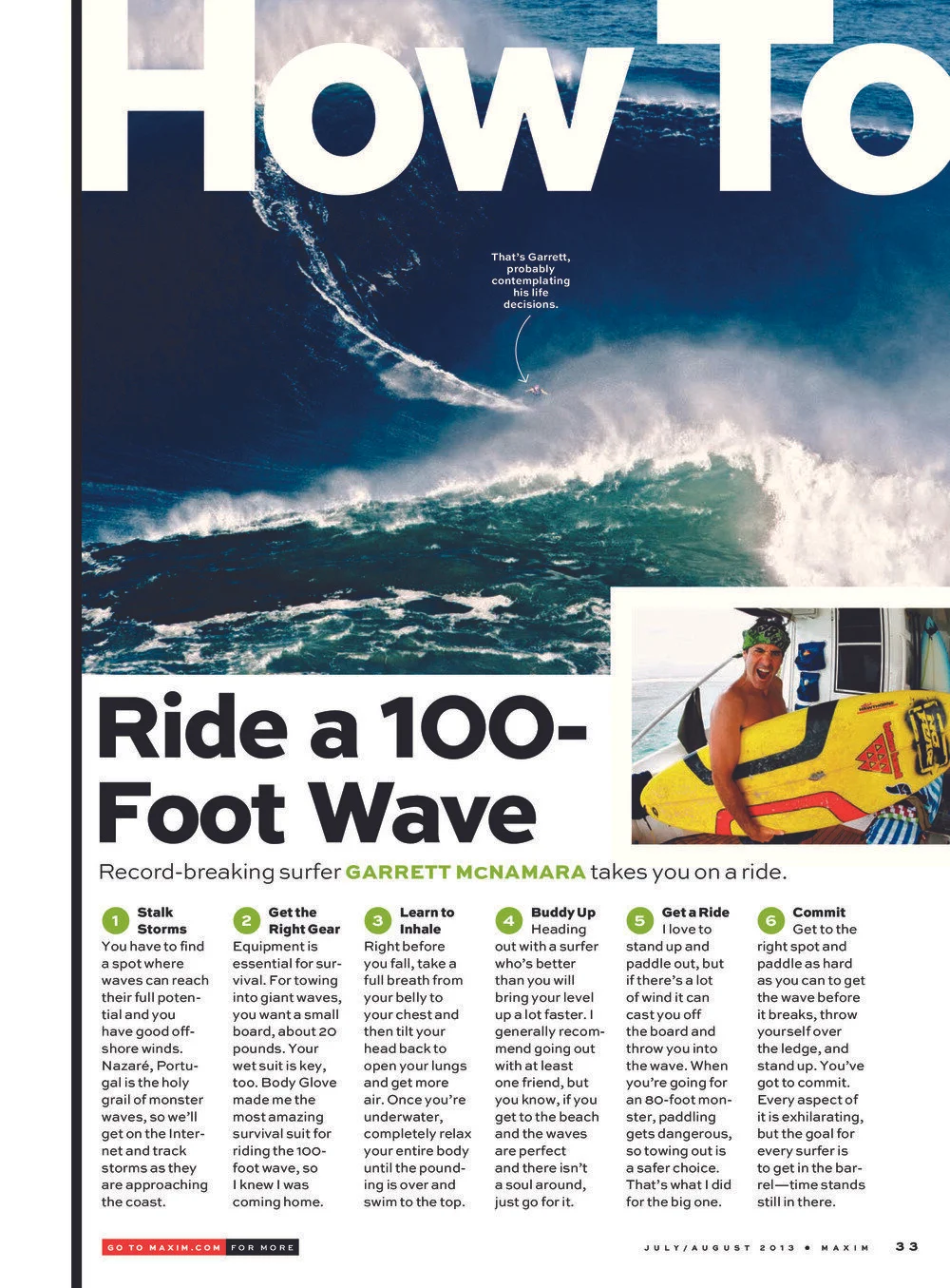 Ride a 100-Foot Wave