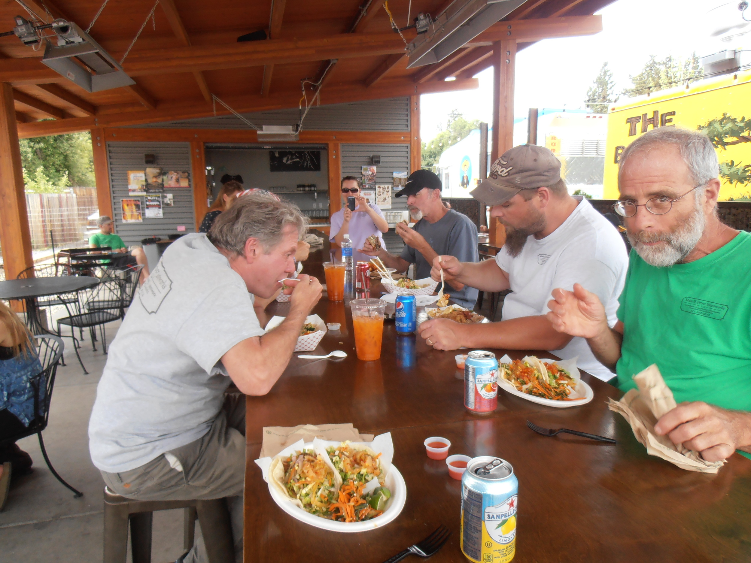 Lunch time at (The Lot) with the MTOW Crew 