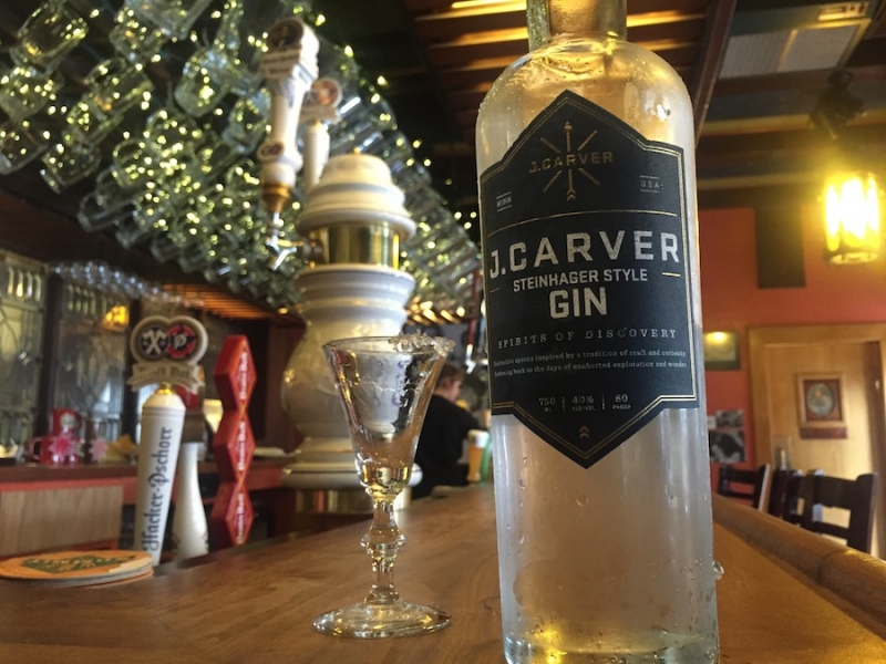 J. Carver Steinhager-style Gin at Black Forest Inn Photo by Jason DeRusha
