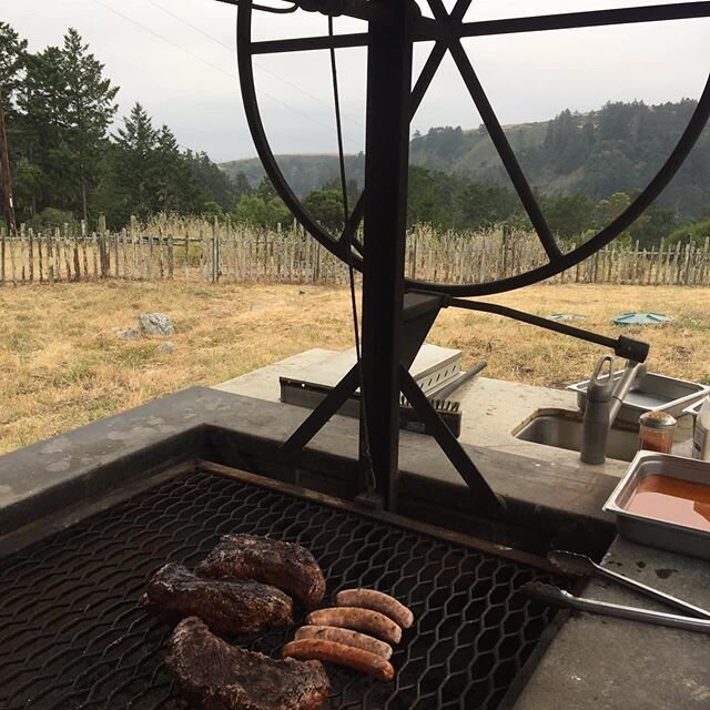 BBQing at Swanton Pacific Ranch for a good ol&rsquo; Cal Poly Branding this weekend In Santa Cruz!!! Using @roundupseasoning and Old Country Deli sausages made by the students @calpolymeats Photo Credit: @jimshanks518