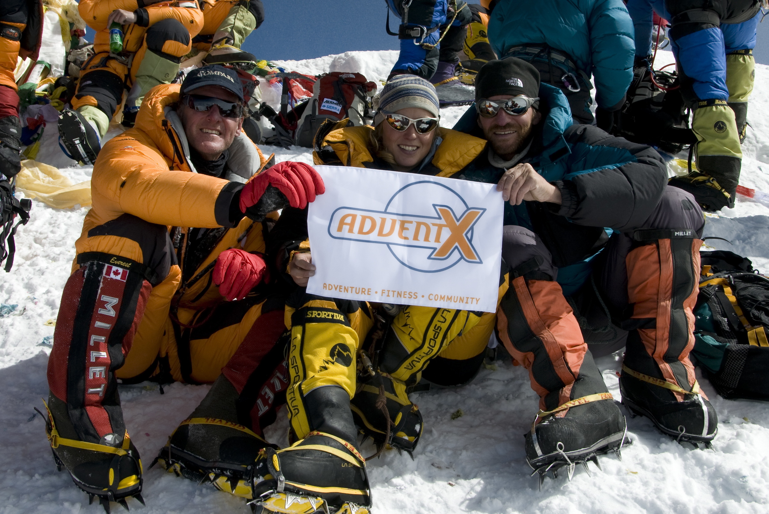 Jeff Dossett on Summit of Mount Everest. May 2005