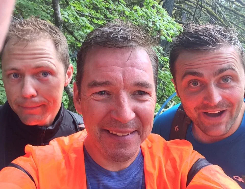 tired, dirty and having fun. we did it! 