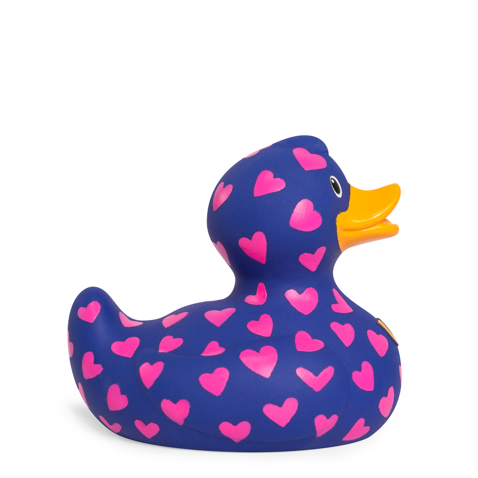 Bud Duck Luxury Tuffy Black 10cm Collectable Bath Toy Ducks Fun Collectors Gift 