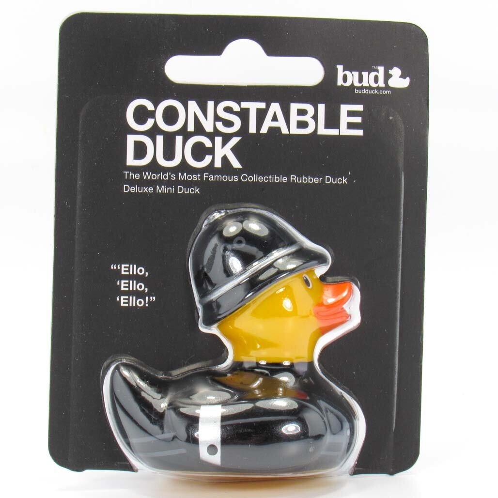 Details about   Bud Duck English Constable Duck Deluxe Mini Rubber Duckie  England UK NEW 