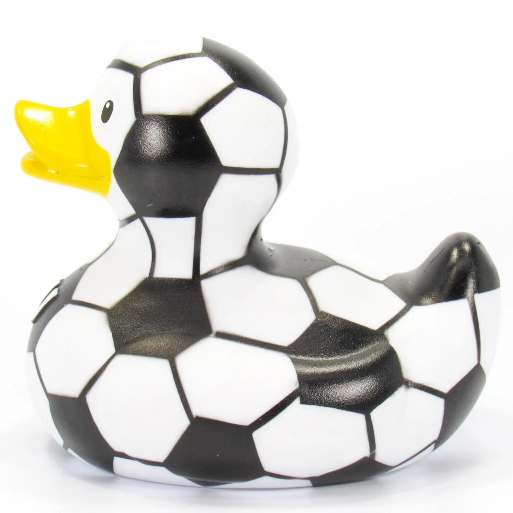 soccer rubber duck