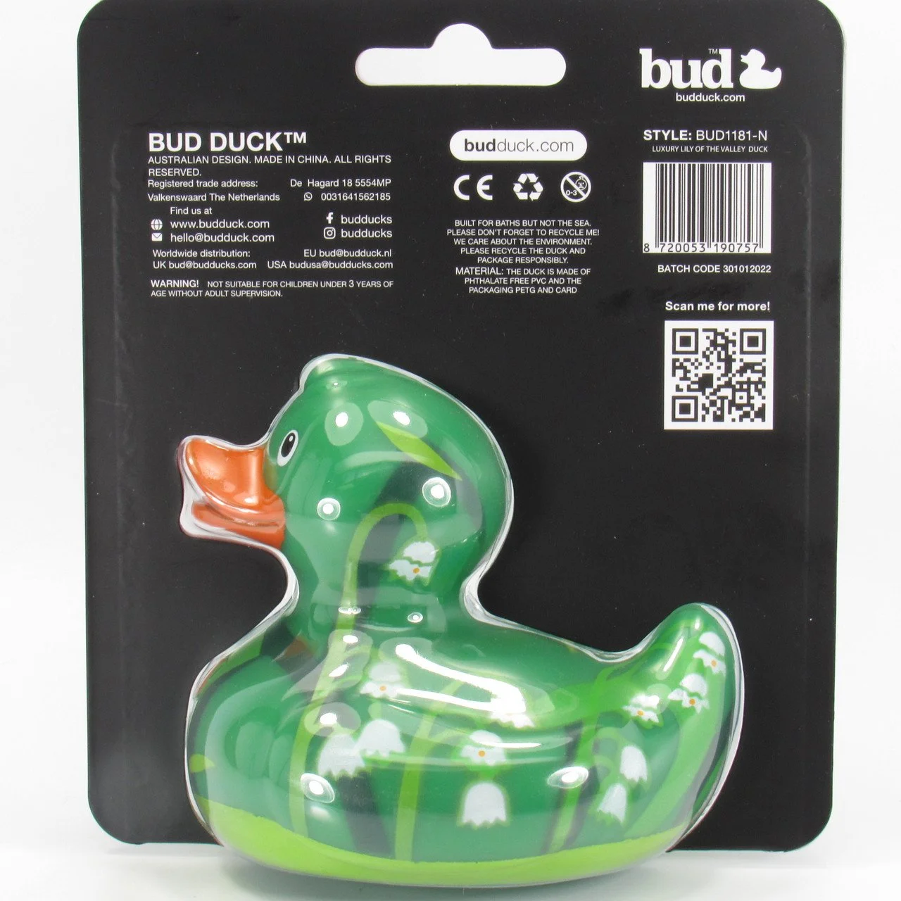 BUD1181-N Lilly of the Valley-Rubber-Duck-BudDuck-1.jpg