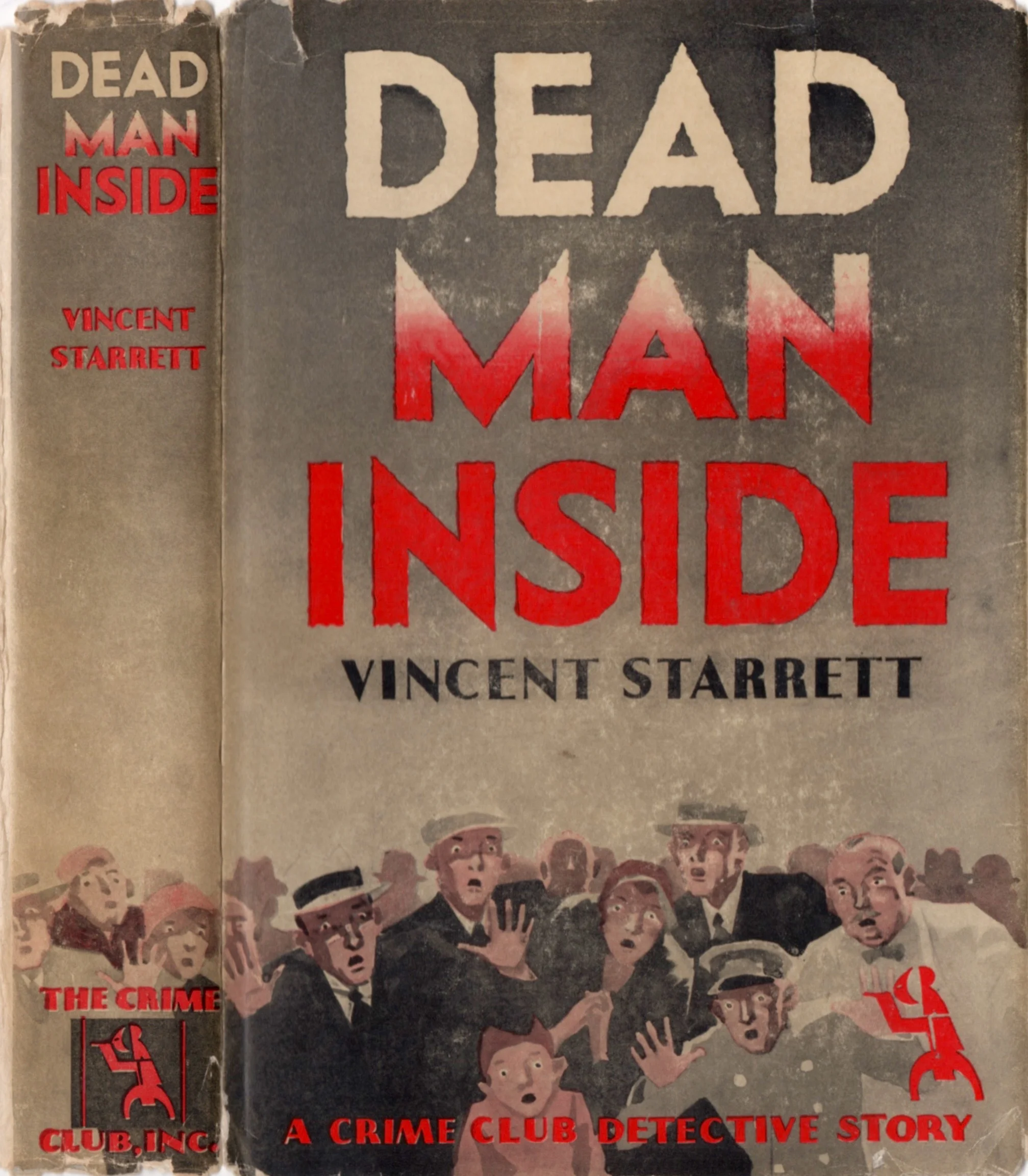 I love this dust jacket! Just look at those faces. Click on the image and you''ll get a bigger version.