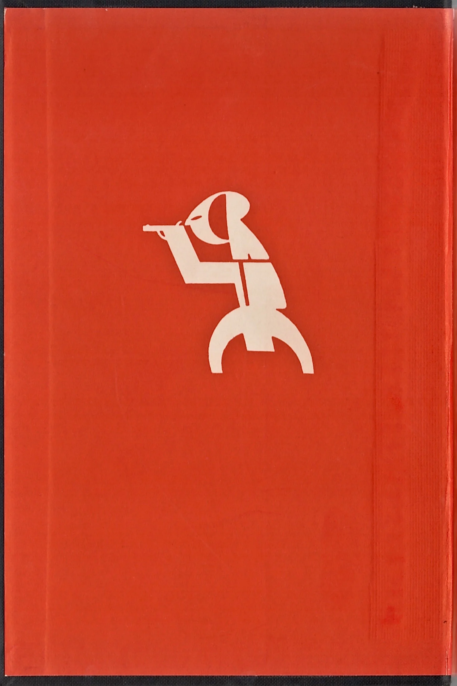 The endpapers to Dead Man Inside feature the Crime Club logo, with the letters CRIME fit into a figure of a human firing a gun.