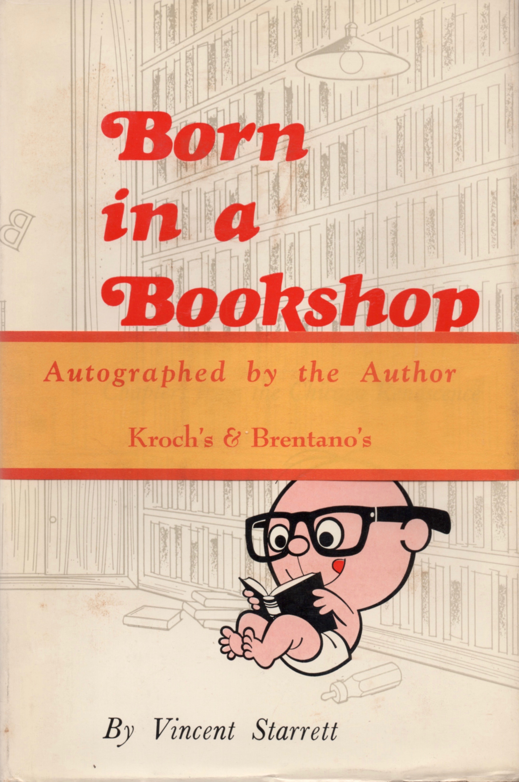 Notice the band around the dust jacket. It comes from the bookstore that sponsored "Book Beat"