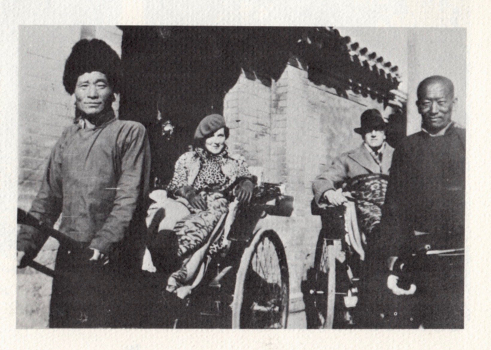 Ray and Vincent Starrett in Peking. From The Last Bookman by Peter Ruber.
