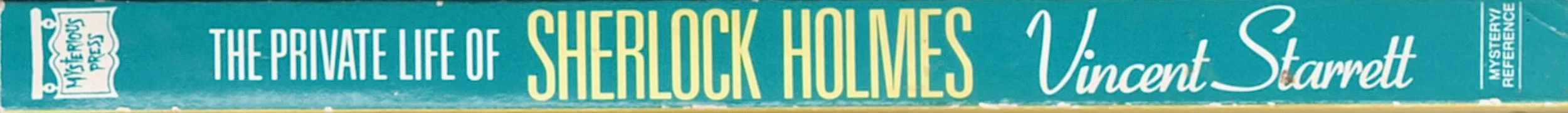 Spine of the 1988 trade paperback edition. How many type fonts are on this one thin strip? If you think this is bad (and it is), wait until you see the cover.