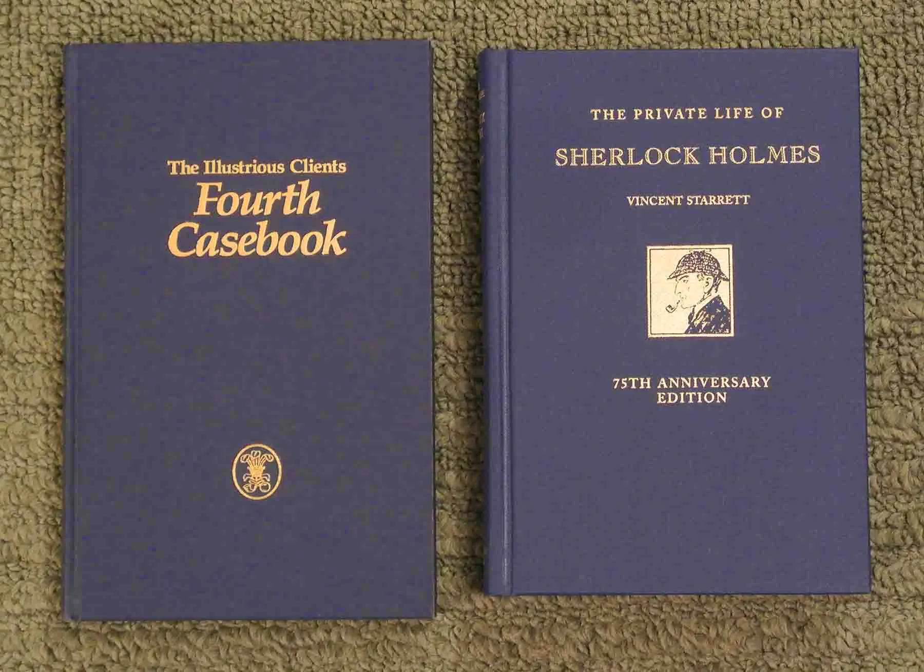 Compare the two covers of The Illustrious Clients Fourth Casebook and the 75th anniversary edition of Private Life.