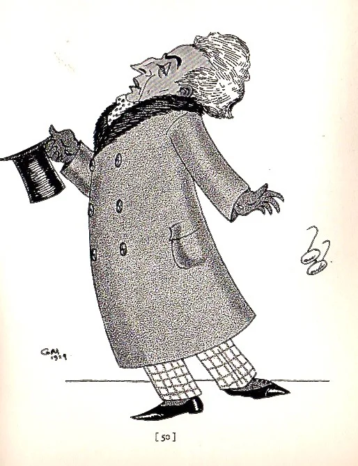 Vincent Starrett by Gene Markey in 1919, showing how he once went out on the town as a literary lion and critic.