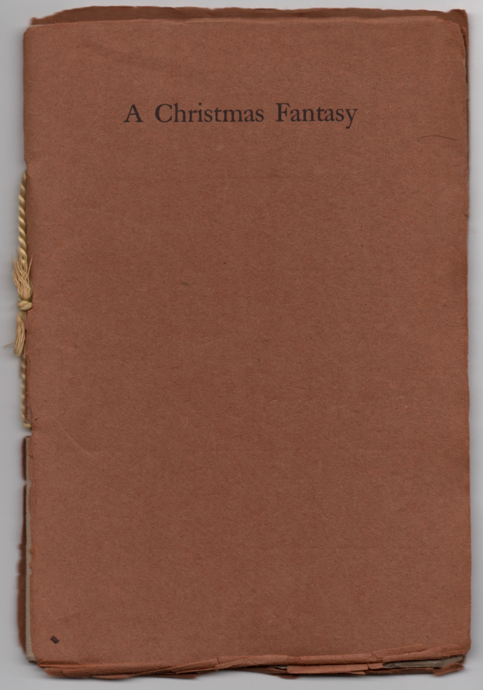 The cover of The Escape of Alice . It’s separating from the rest of the booklet. Perhaps the cover is escaping too?
