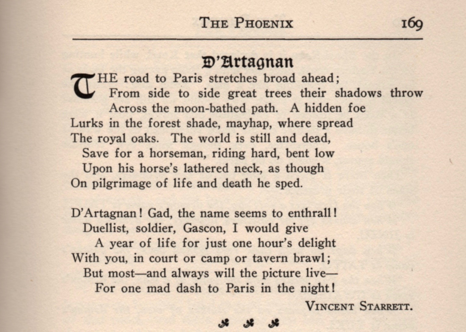 From the November 1920 issue of The Phoenix , page 169.