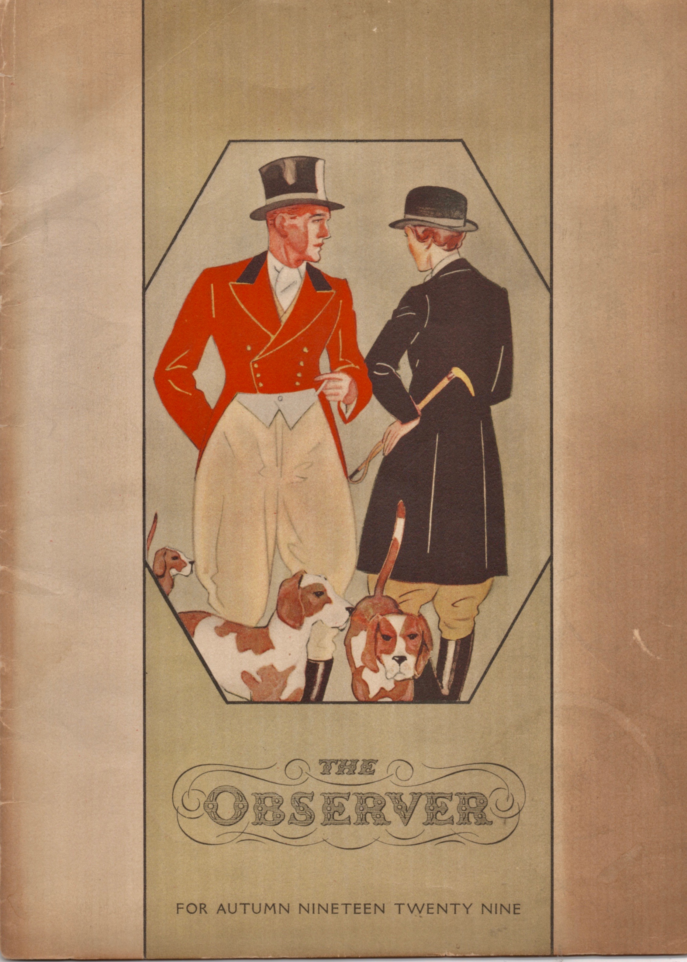 The cover to The Observer for Autumn, 1929. I found this on eBay more than 15 years ago, and have never seen a second one since. If you own a copy, let me know. So far, I’ve not found anyone who has one.