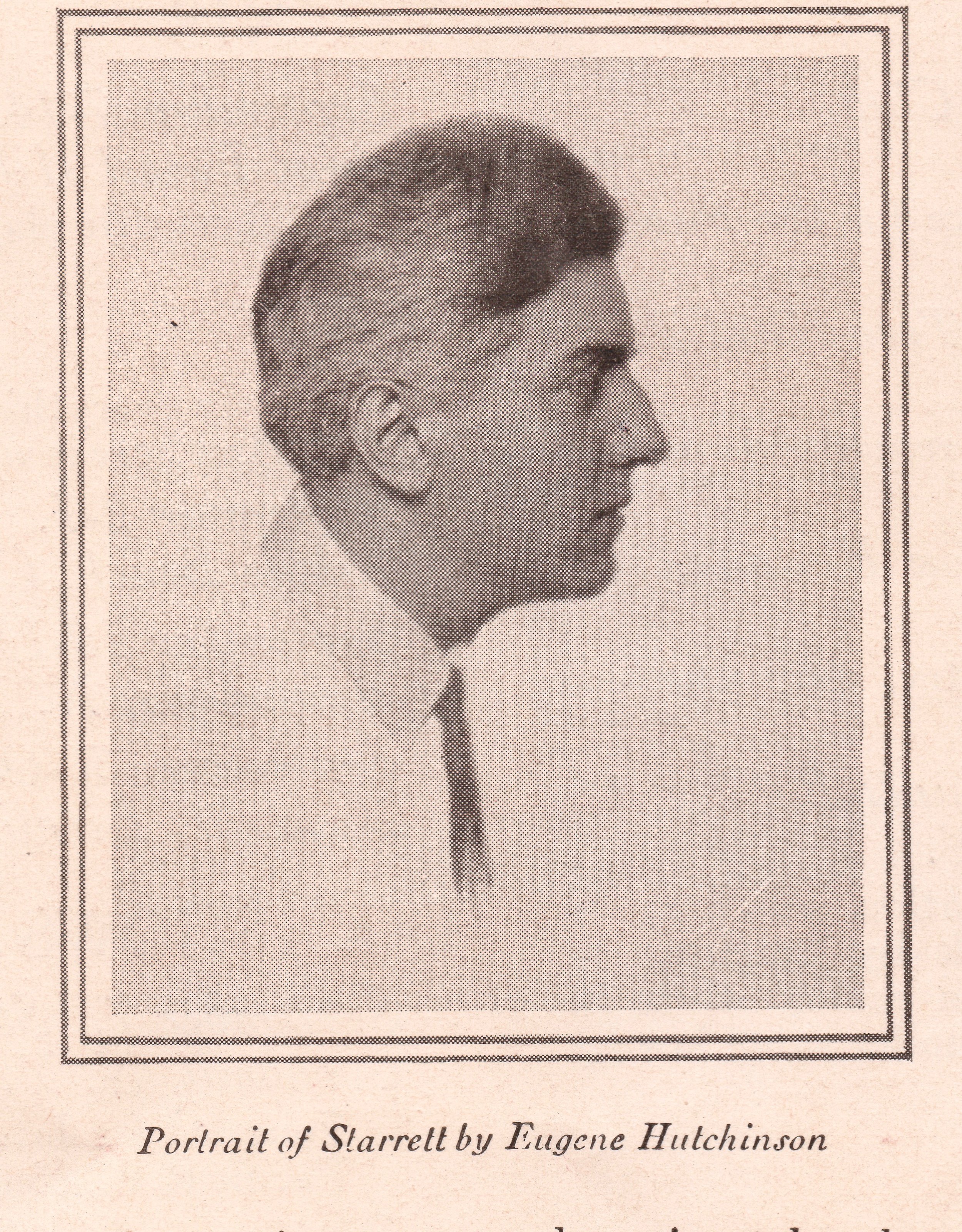 I have never seen this handsome portrait of Starrett reproduced anywhere else.
