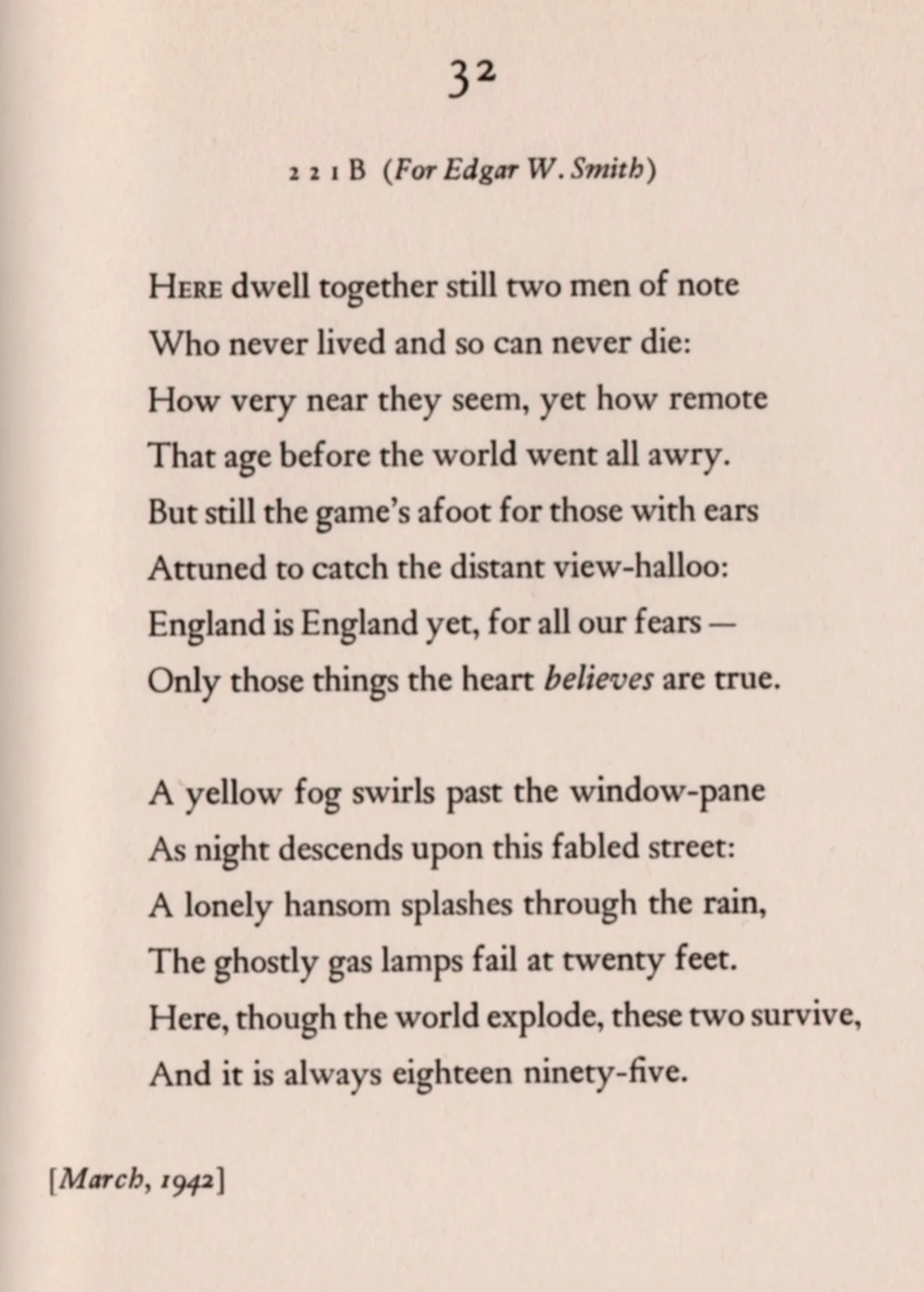 From Autolycus in Limbo, Starrett’s slim book of poetry. The manuscript page for this volume is below.