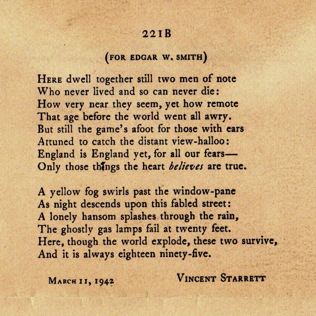 Starrett's Sonnet