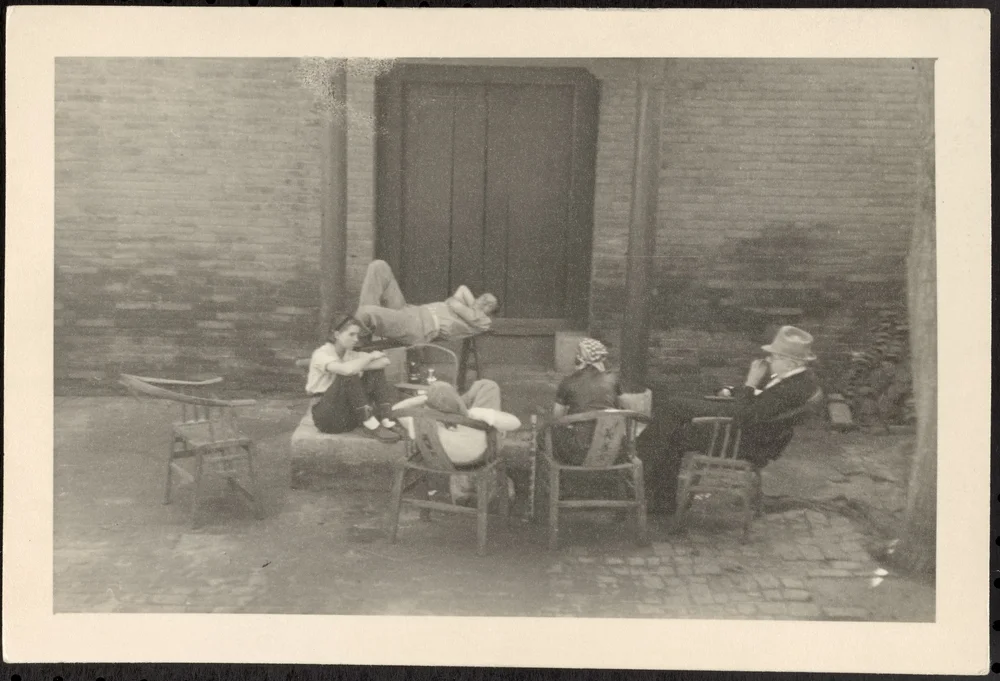 Starrett in his homburg and cigar. 