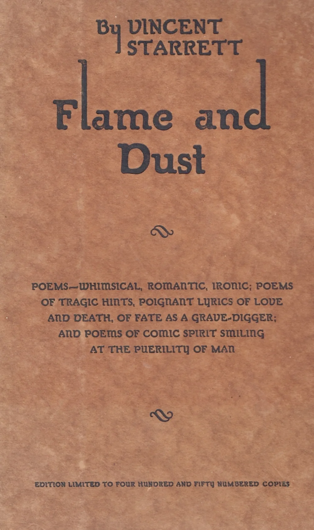 The handsome dust jacket