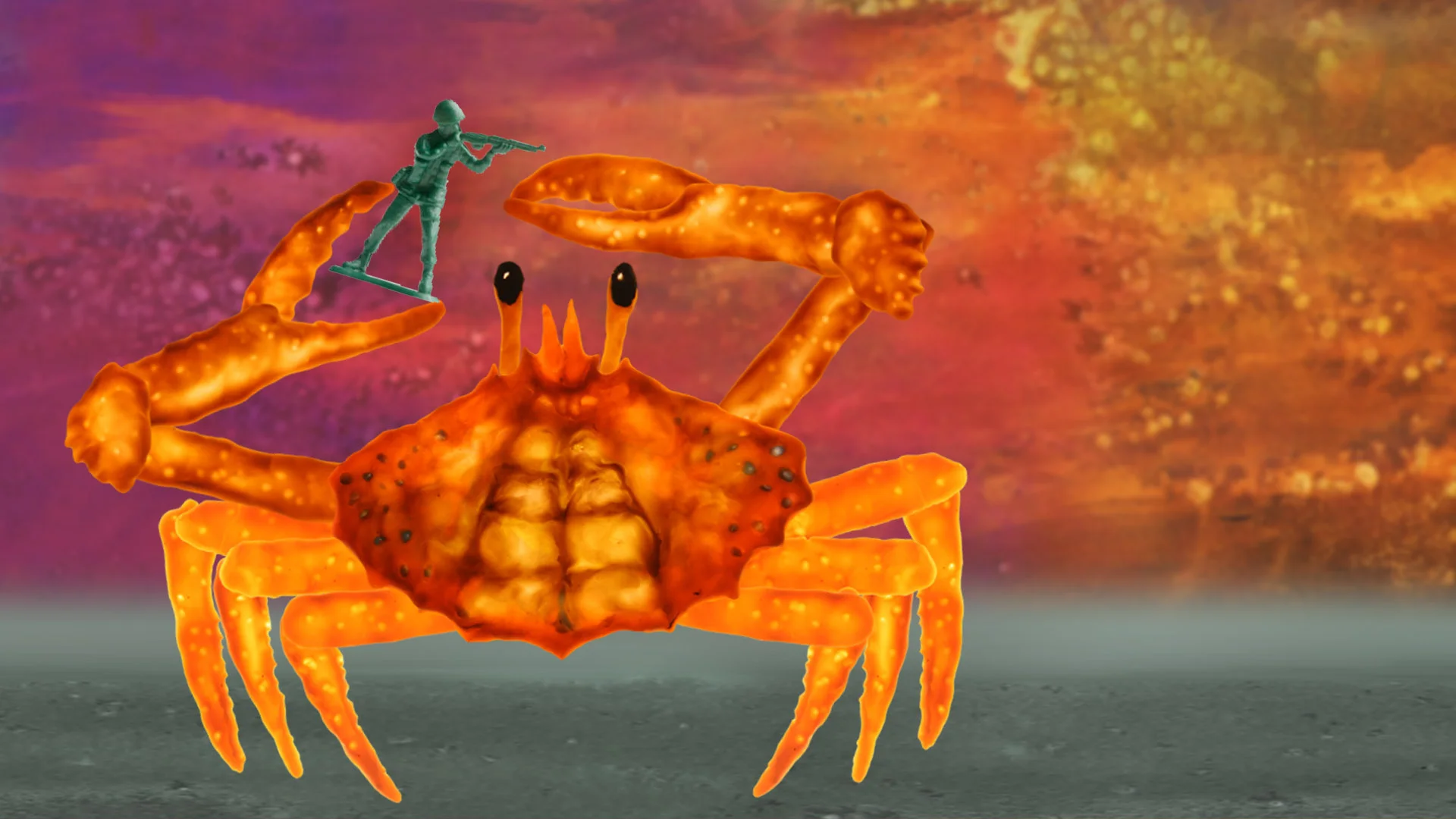 Concept design using actual crab elements