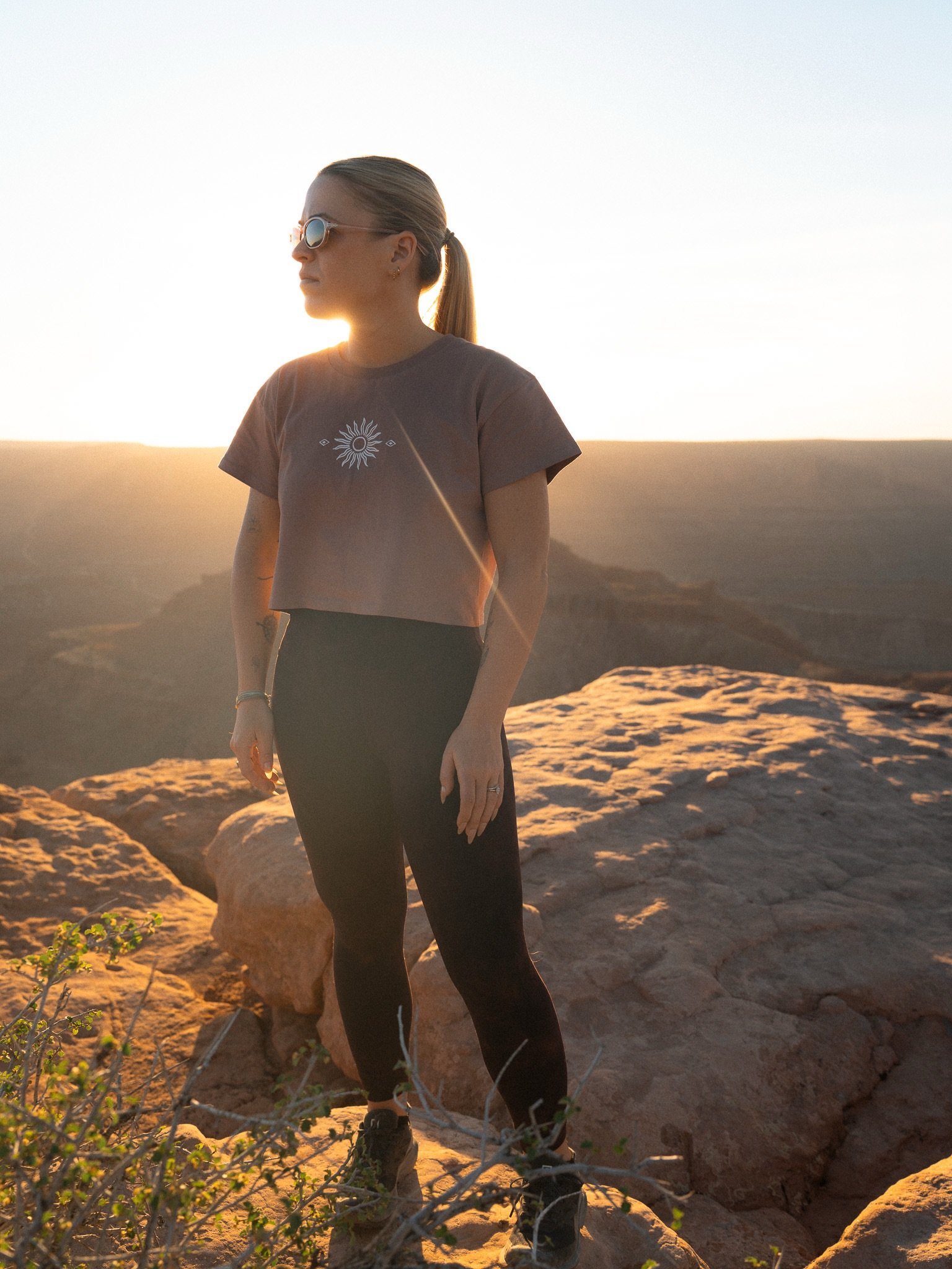 Life goal: Catch as many sunsets together as possible. 

#goldenhour #sunsetsky #desertevening #outdoorsycouple #adventurealways