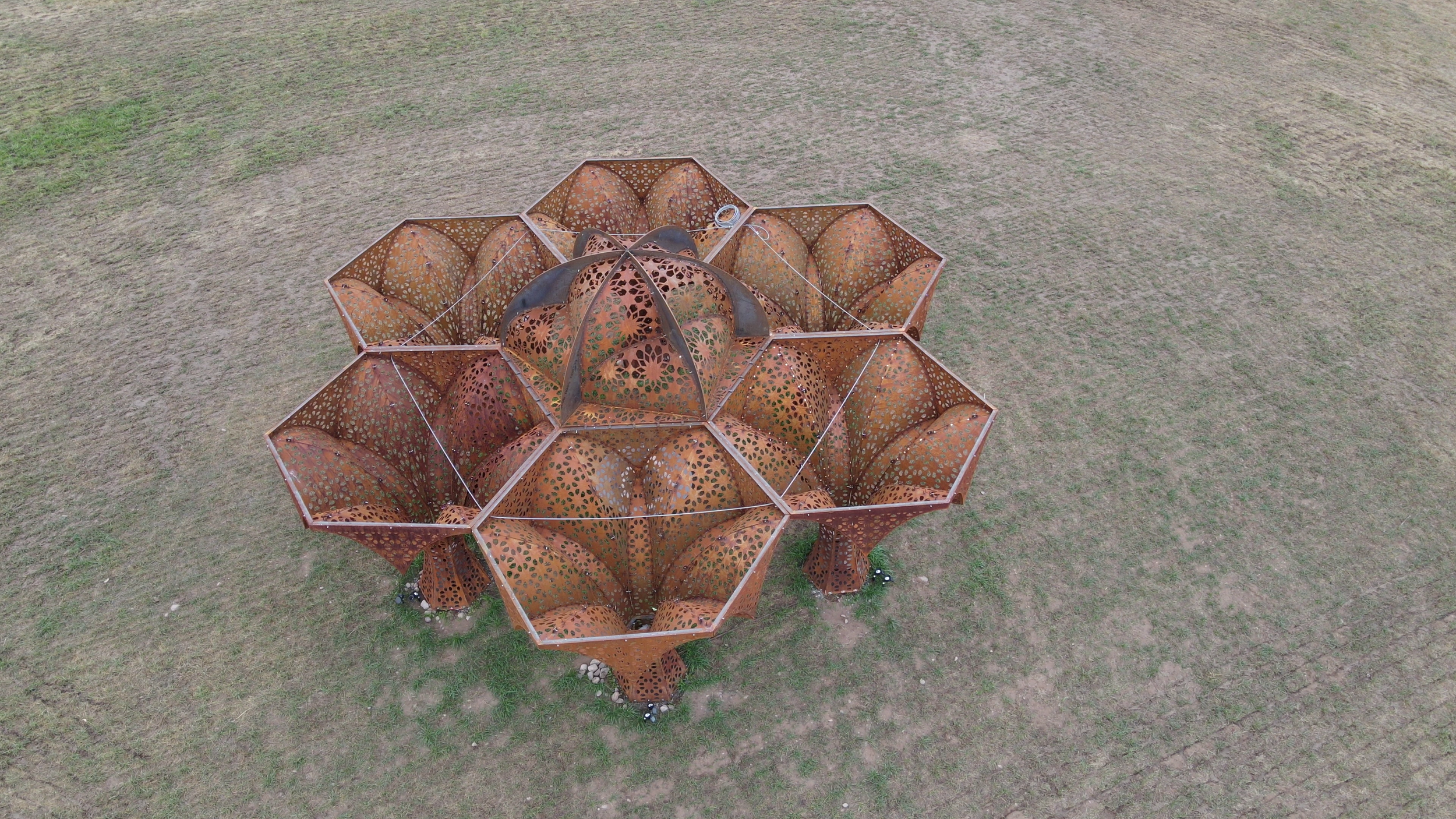 bayt al noor, corten, steel structure