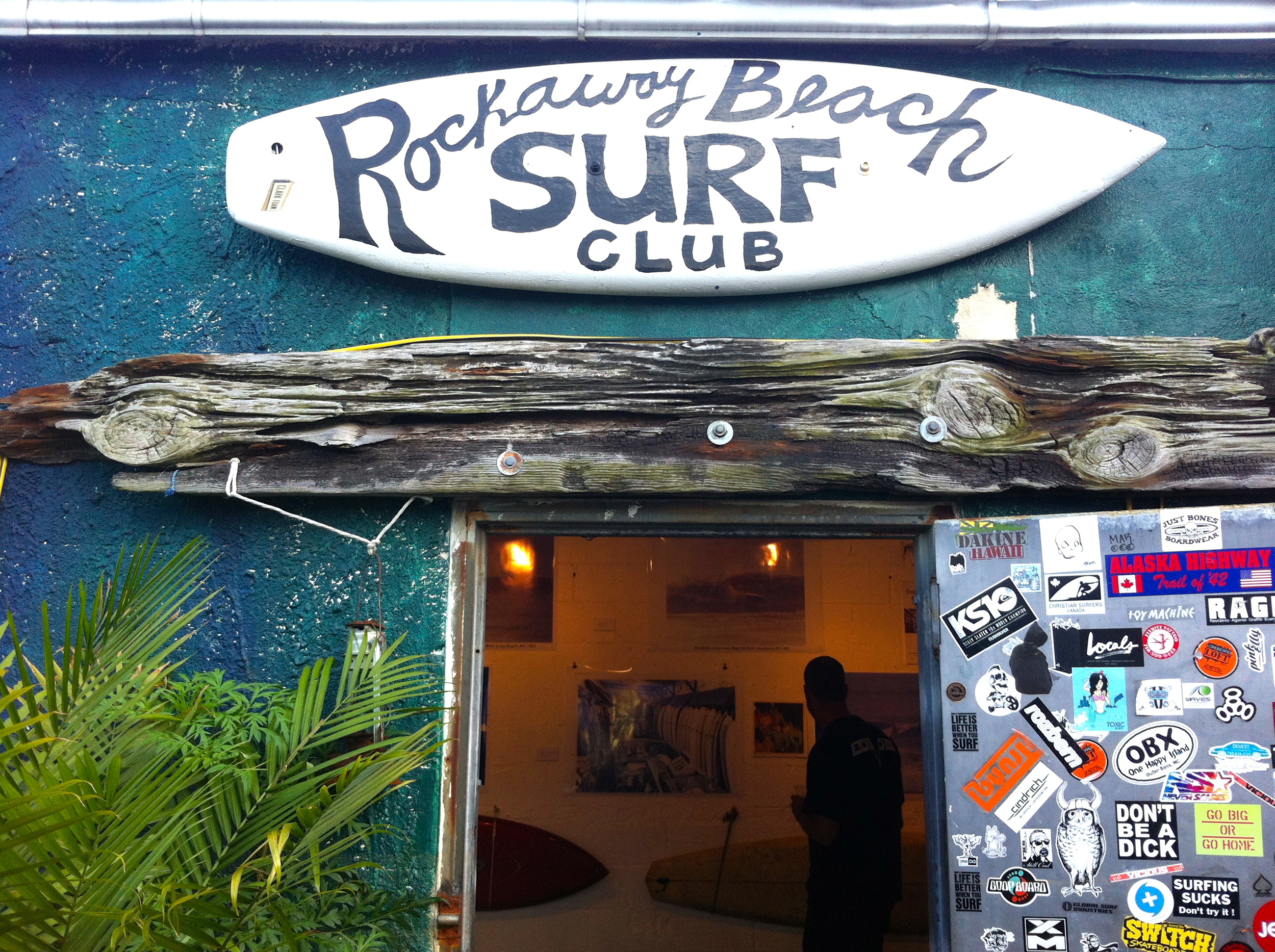 Rockaway Beach Surf Club A place oozing with great vibes, The Surf Club is devoted to the love of surfing and is a staple in the local neighborhood. This is the perfect place to come after a lesson with indoor seating and a fantastic patio area. Not to mention, some of New York's best tacos! If you can't stop by after a lesson be sure to come to our 4th of July Party hosted here or another one of our events in the future!