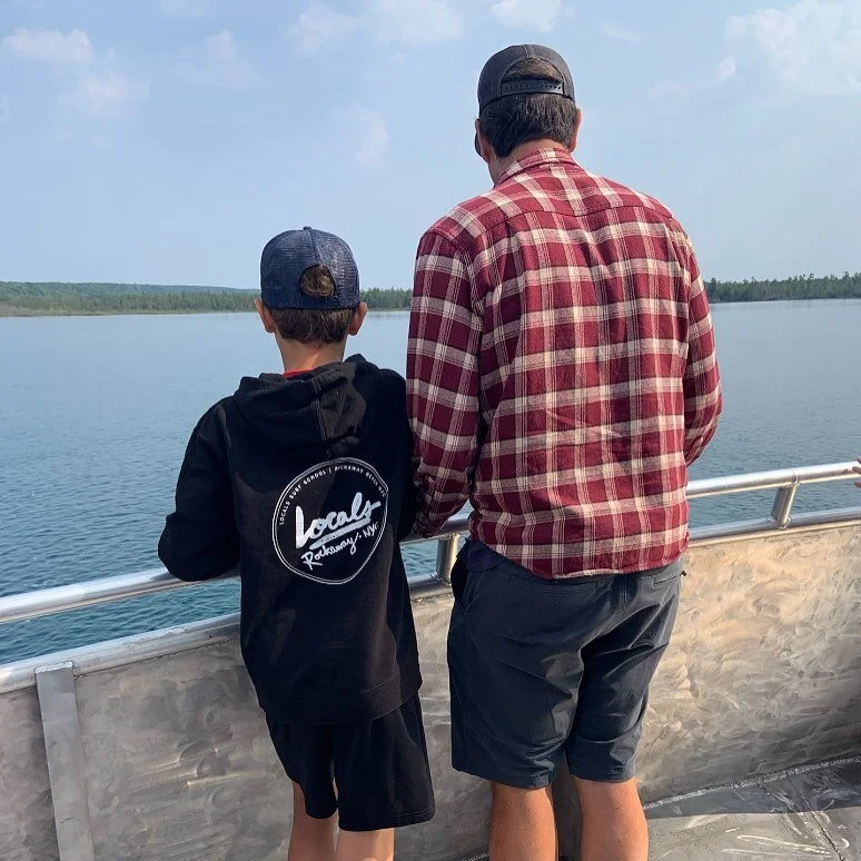 Locals merch making it to Lake Superior! Kids &amp; adult hoodies available online and @localscollective