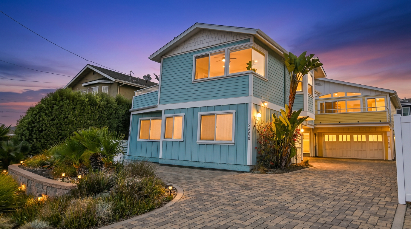 MORRO BAY - TWO LUXURY HOMES FOR SALE on single lot