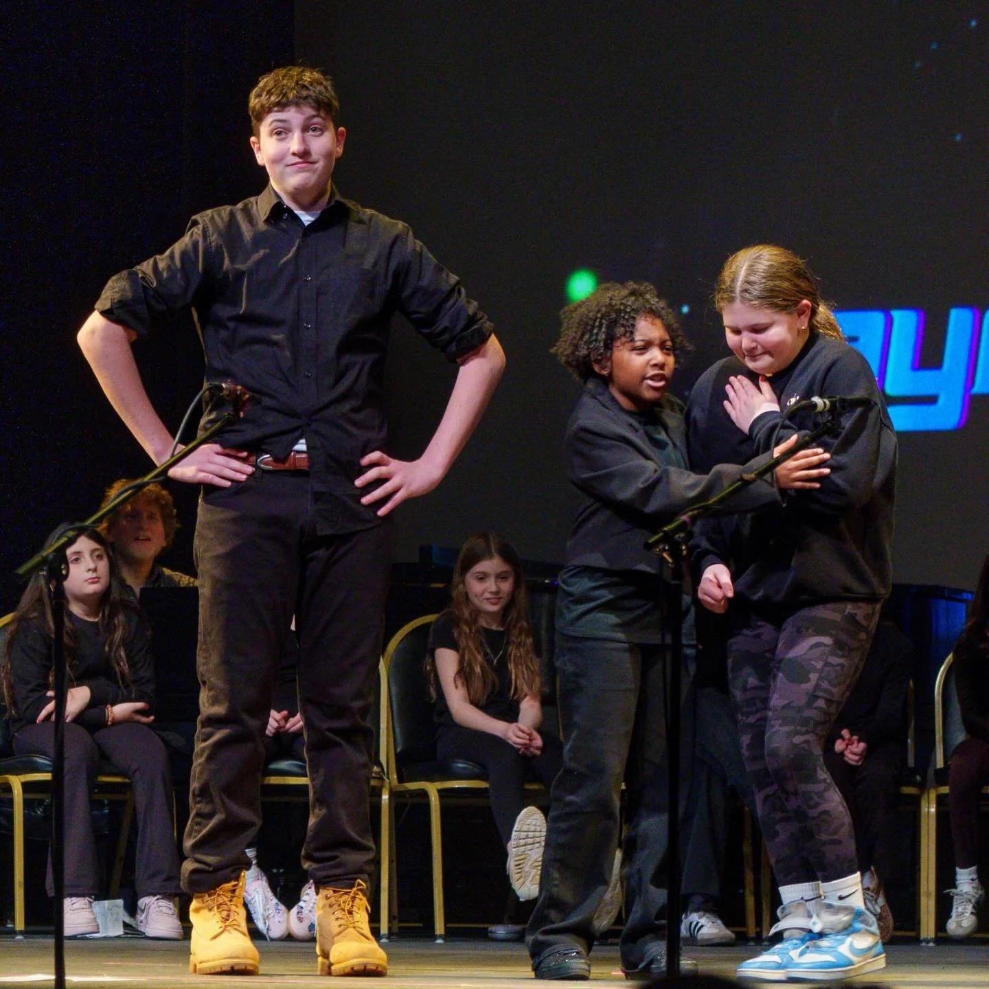 Moments from our 🔥 all-original 🔥 showcase this weekend at The Bickford Theatre! 🎭 It was a night of fun, a night of laughs &amp; a major thank you to our unbelievable tech team who worked so hard to make this show so special ! 🫶🏼⭐️ We can&rsquo