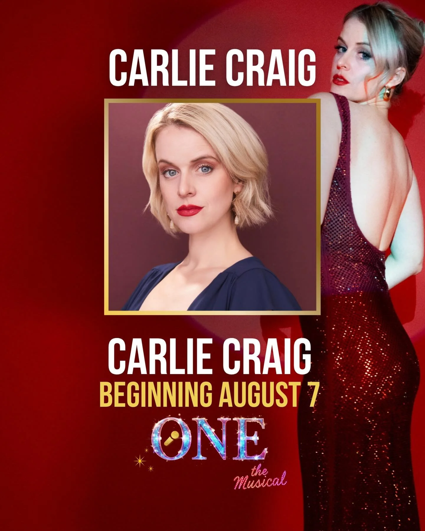⭐️ CARLIE CRAIG ⭐️ will finally step into the role of #CarlieCraig on August 7th at #edfringe ❤️&zwj;🔥 in her @onewomanmusical #OneTheMusical
.
.
.
#famousgirl #shesnapped